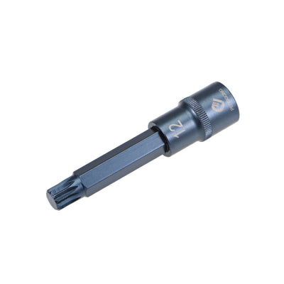 Harfington Uxcell Drive M Bit Sockel S2 Stahl 1/2 Inch 100mm Länge bläuen