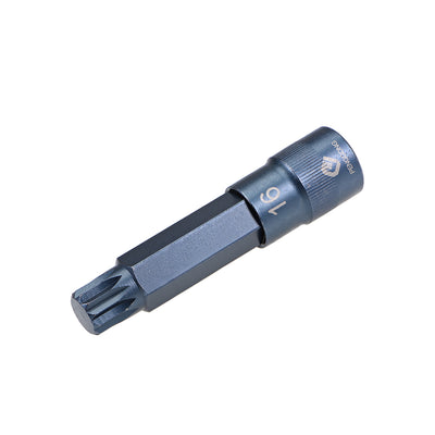 Harfington Uxcell Drive M Bit Sockel S2 Stahl 1/2 Inch 100mm Länge bläuen