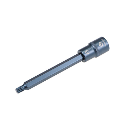 Harfington Uxcell Drive M Bit Sockel S2 Stahl extra lang 1/2 Inch 140mm Länge bläuen