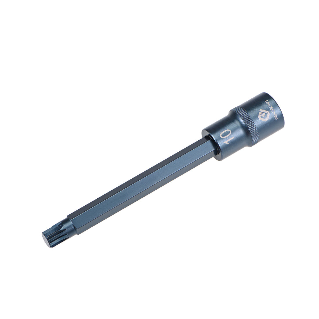 Uxcell Uxcell Drive M Bit Sockel S2 Stahl extra lang 1/2 Inch 140mm Länge bläuen