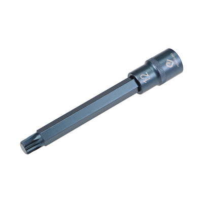 Harfington Uxcell Drive M Bit Sockel S2 Stahl extra lang 1/2 Inch 140mm Länge bläuen