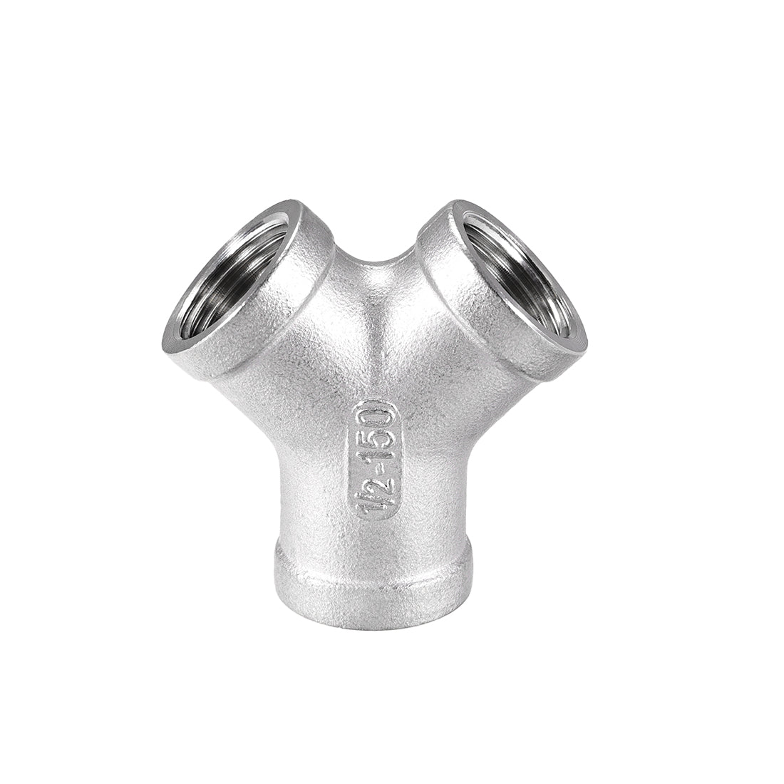 uxcell Pipe Fitting G1/2 1 Female to 2 Male Thread Y Shape 3 Ways