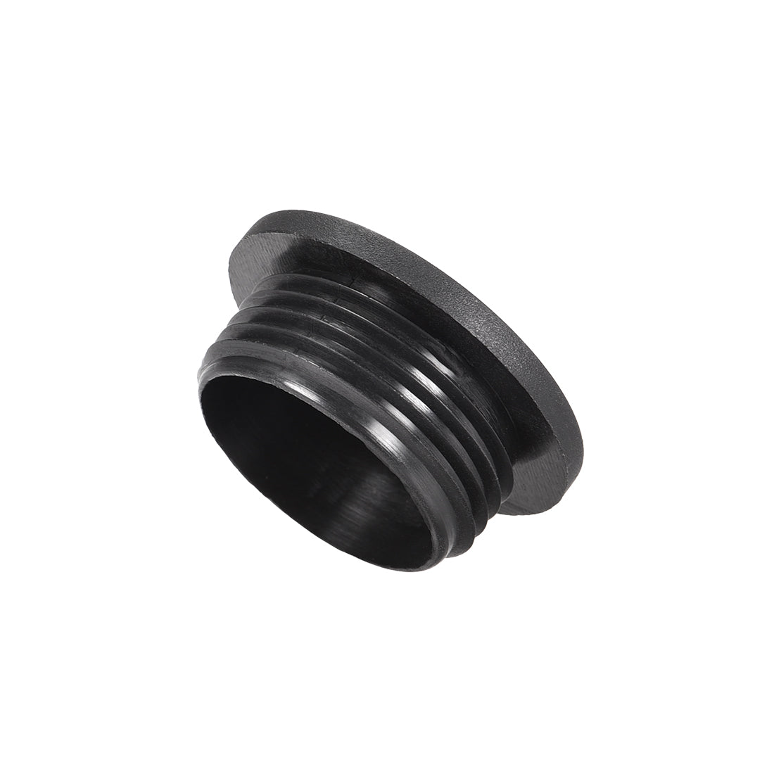 uxcell Uxcell G3/4 Nylon Male Threaded Cable Gland Screw End Cap Cover Black