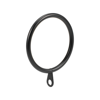 Harfington Uxcell Curtain Rings Metal 45mm Inner Dia Drapery Ring for Curtain Rods Black 14 Pcs