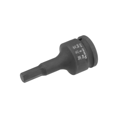 Harfington Uxcell Drive x Impact Hex Bit Socket, Metric , Cr-Mo Steel