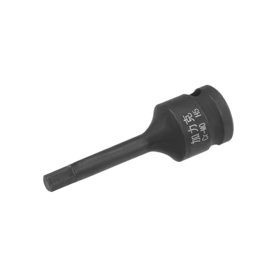 Harfington Uxcell Impact Hex Bit Socket, Metric, Cr-Mo Steel