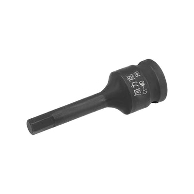 Harfington Uxcell Impact Hex Bit Socket, Metric, Cr-Mo Steel