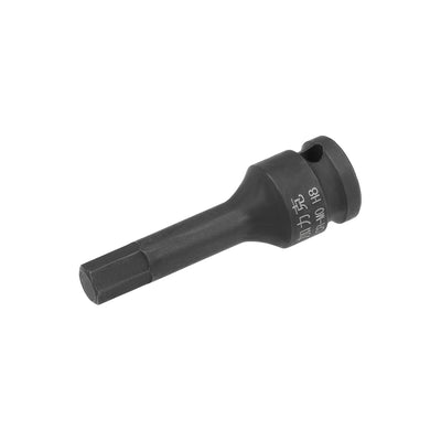 Harfington Uxcell Impact Hex Bit Socket, Metric, Cr-Mo Steel