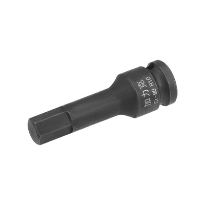 Harfington Uxcell Impact Hex Bit Socket, Metric, Cr-Mo Steel