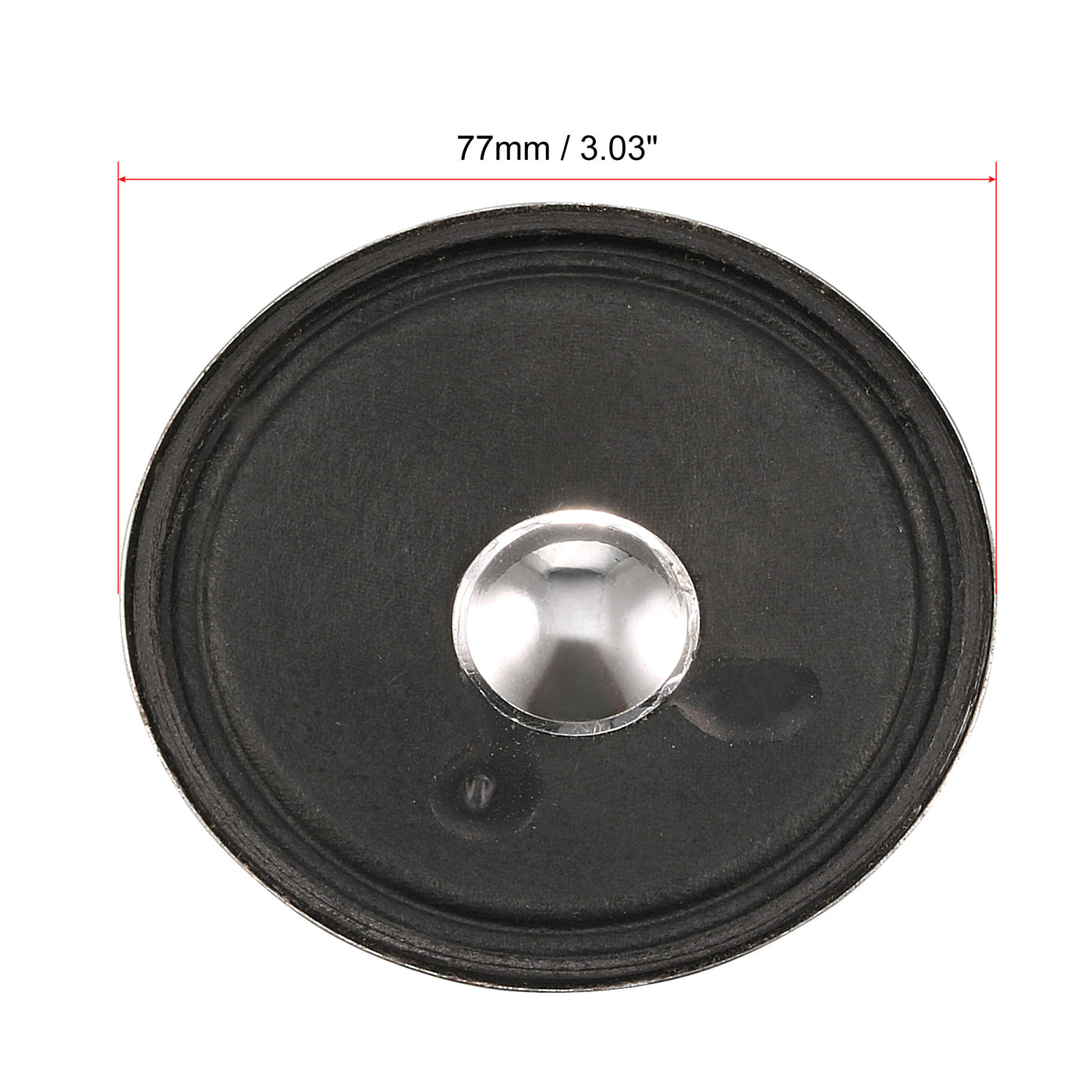 uxcell Uxcell 1W 8 Ohm Micro Internal Speaker Magnet Loudspeaker 77mm Dia 2pcs