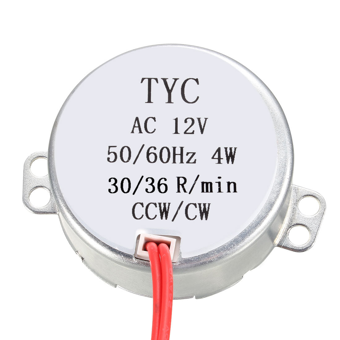 Uxcell Uxcell elektrischer Synchronmotor Drehmotor AC 12V 50-60Hz CCW/CW 4W