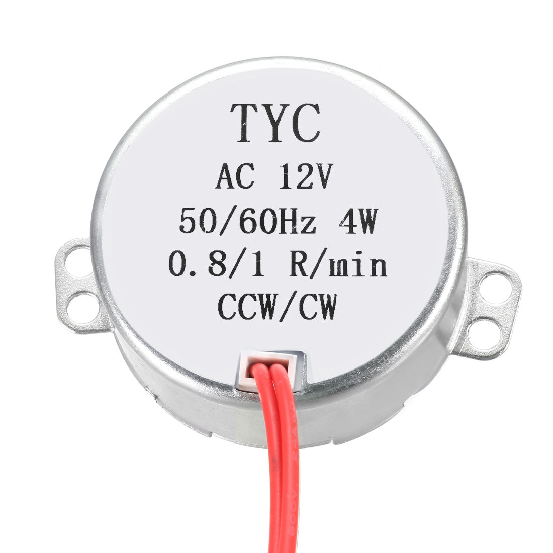 uxcell Uxcell Elektromotor Drehteller Synchronmotor AC 12V 50/60Hz 4W CCW/CW Richtung