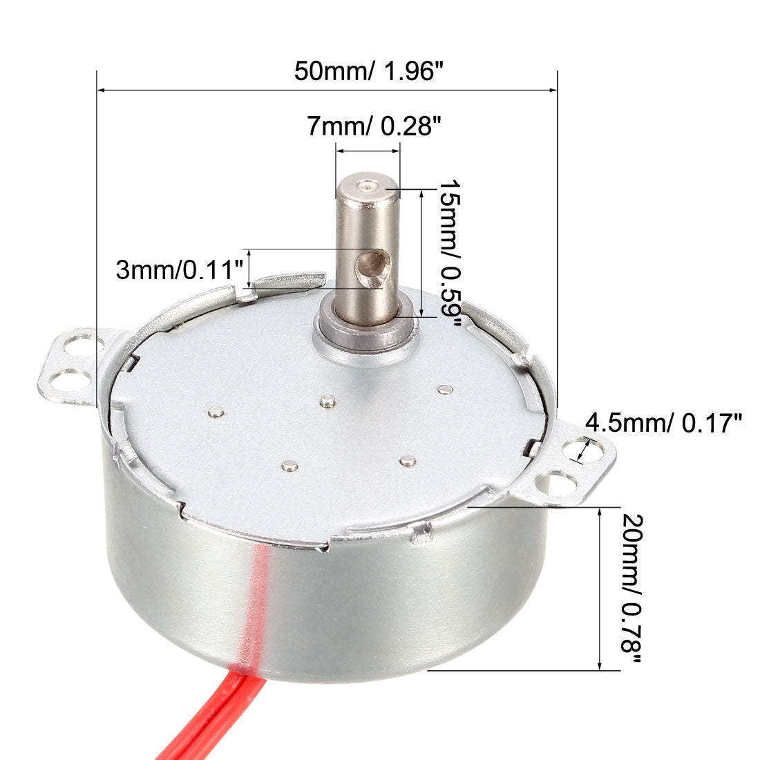 uxcell Uxcell Electric Synchronous Motor AC 12V CCW/CW 4W for Microwave Oven