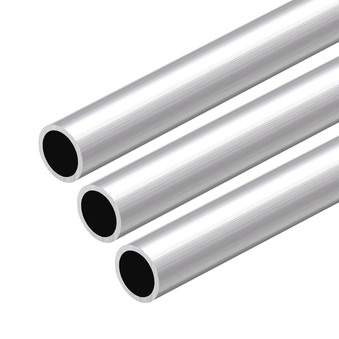 uxcell Uxcell 6063 Aluminum Round Tube, Straight Pipe Tubing