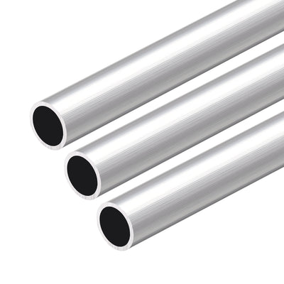 Harfington Uxcell 6063 Aluminum Round Tube, Straight Pipe Tubing