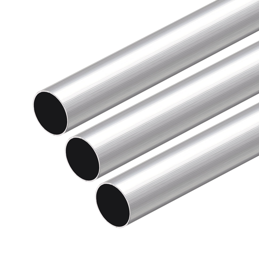 uxcell Uxcell 6063 Aluminum Round Tube, Straight Pipe Tubing