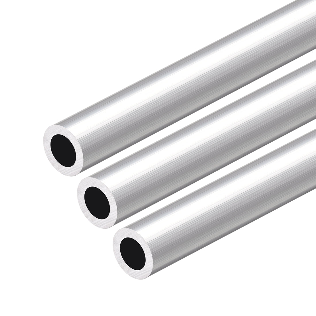 uxcell Uxcell 6063 Aluminum Round Tube, Straight Pipe Tubing