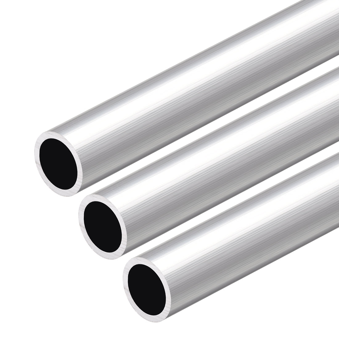 uxcell Uxcell 6063 Aluminum Round Tube, Straight Pipe Tubing