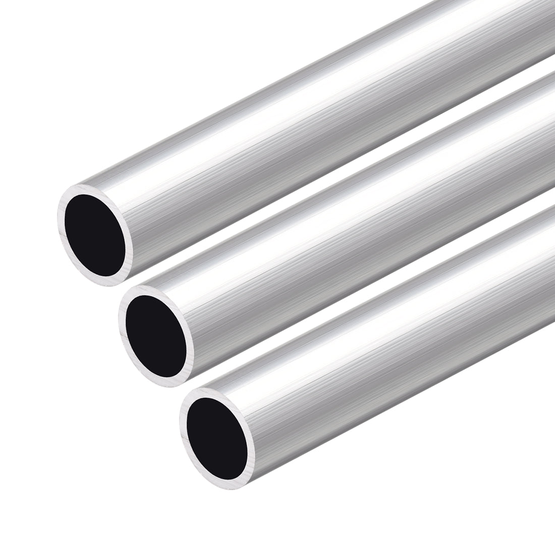 uxcell Uxcell 6063 Aluminum Round Tube, Straight Pipe Tubing