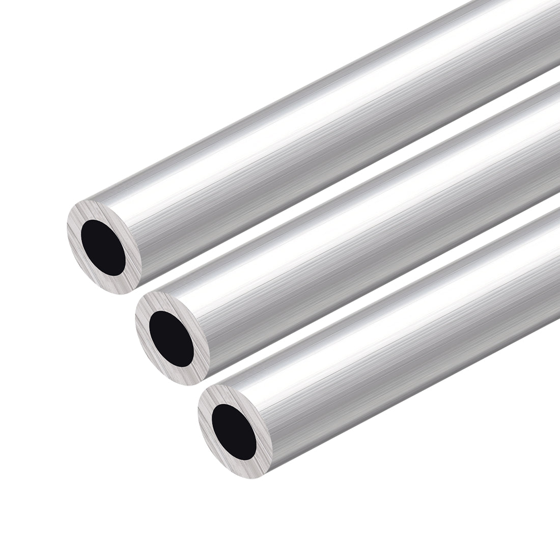 uxcell Uxcell 6063 Aluminum Round Tube, Straight Pipe Tubing