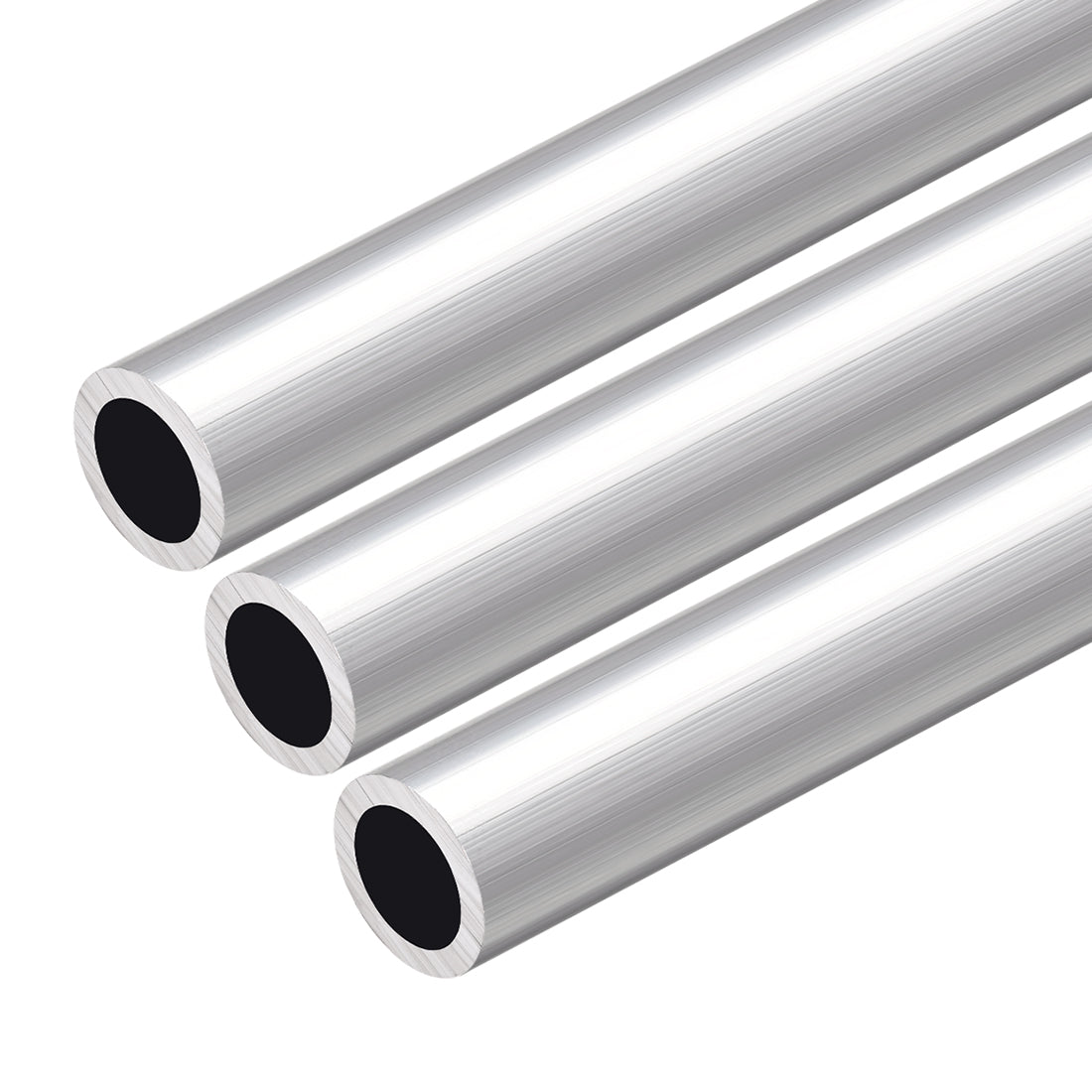 uxcell Uxcell 6063 Aluminum Round Tube, Straight Pipe Tubing