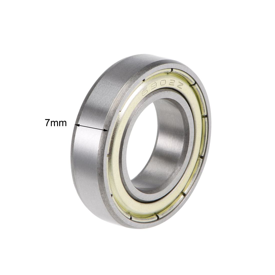 uxcell Uxcell Deep Groove Ball Bearings Metric Double Shield High Carbon Steel Bearing