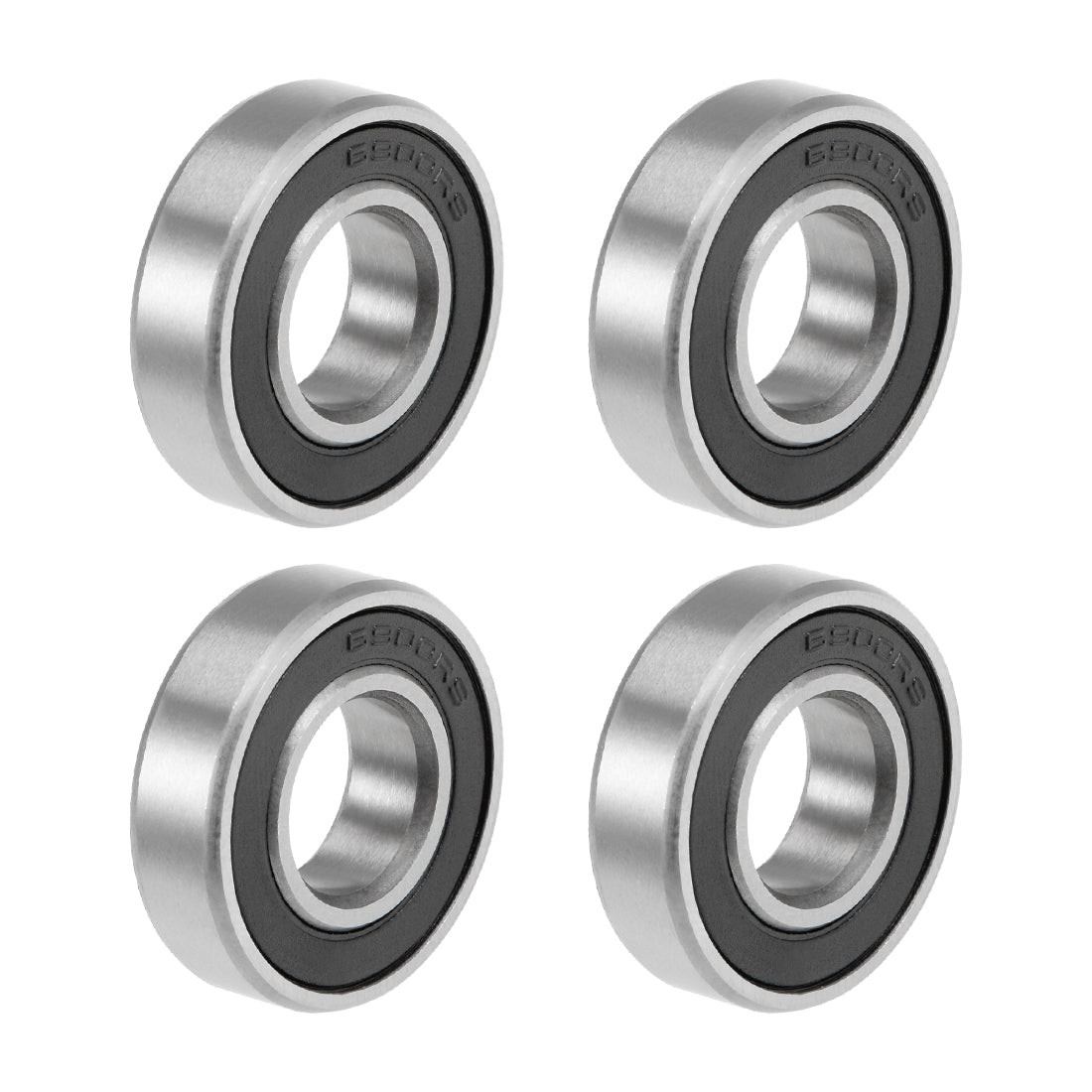 uxcell Uxcell Deep Groove Ball Bearing Metric Double Sealed High Carbon Steel Z2