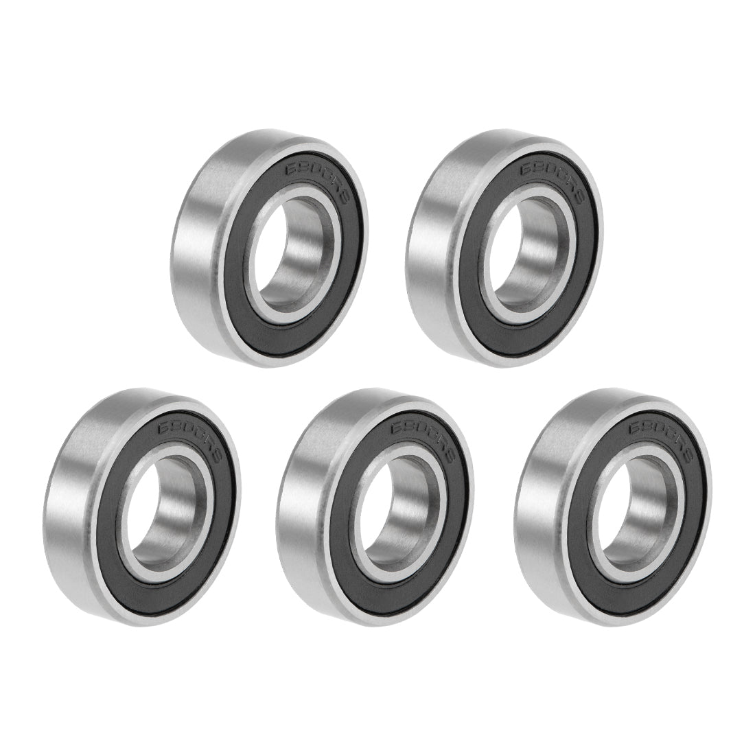 uxcell Uxcell Deep Groove Ball Bearings Metric Double Sealed High Carbon Steel Z2 Level