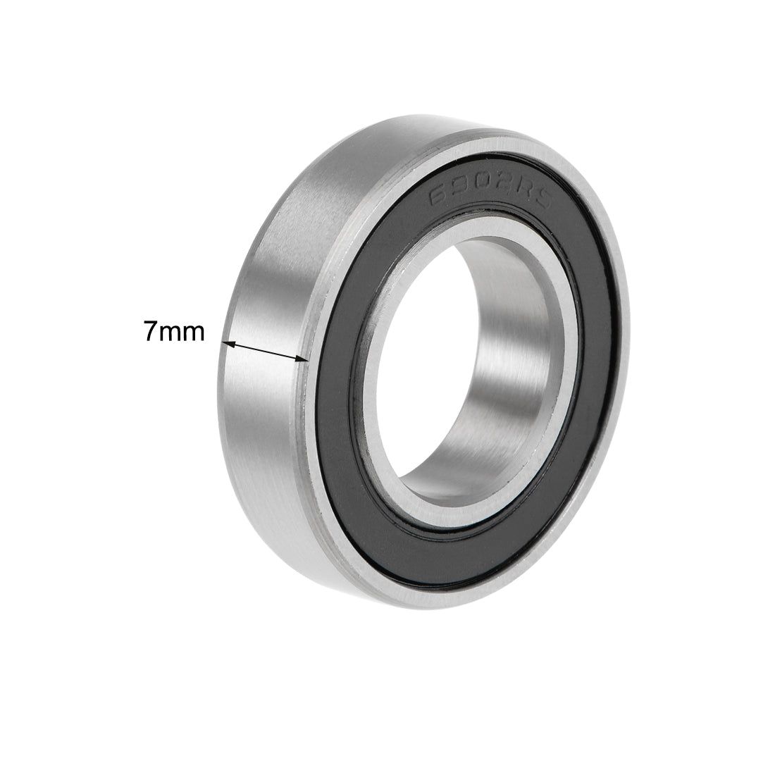 uxcell Uxcell Deep Groove Ball Bearing Metric Double Sealed High Carbon Steel Z2