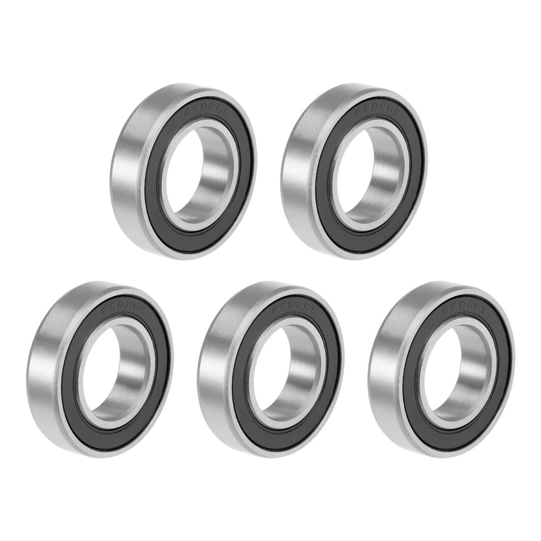 uxcell Uxcell Deep Groove Ball Bearings Metric Double Sealed High Carbon Steel Z2 Level