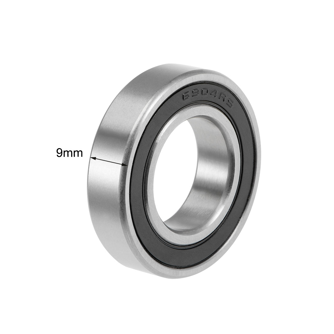 uxcell Uxcell Deep Groove Ball Bearing Metric Double Sealed High Carbon Steel Z2