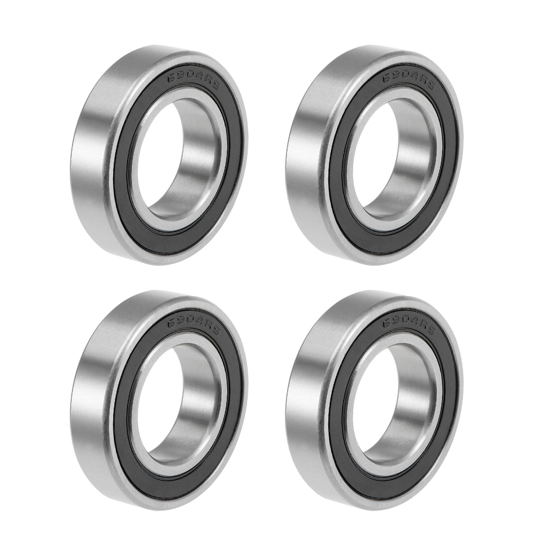 uxcell Uxcell Deep Groove Ball Bearing Metric Double Sealed High Carbon Steel Z2