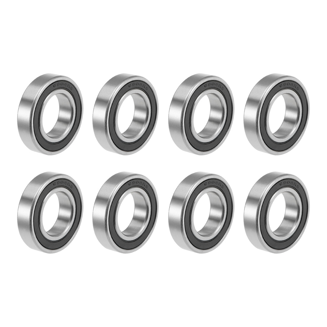 uxcell Uxcell Deep Groove Ball Bearings Thin Section Double Sealed High Carbon Steel