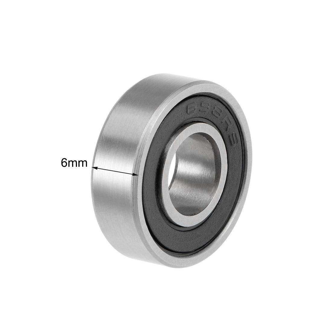 uxcell Uxcell Deep Groove Ball Bearings Metric Double Sealed High Carbon Steel Z2 Level