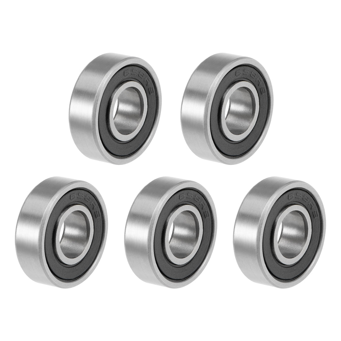 uxcell Uxcell Deep Groove Ball Bearings Metric Double Sealed High Carbon Steel Z2 Level