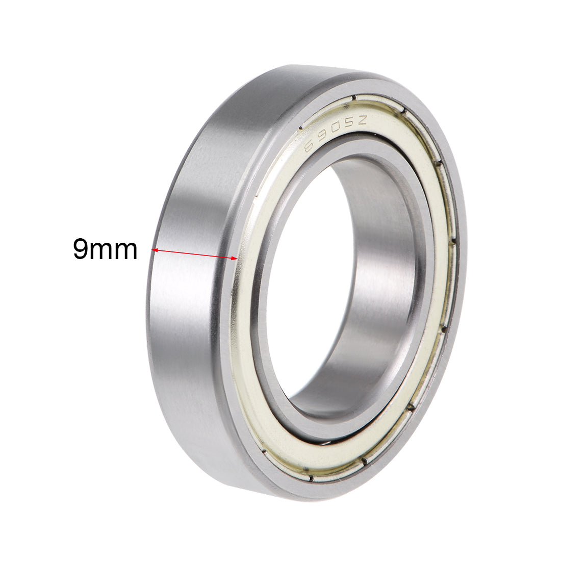 uxcell Uxcell Deep Groove Ball Bearings Metric Double Shielded High Carbon Steel Z2 Level