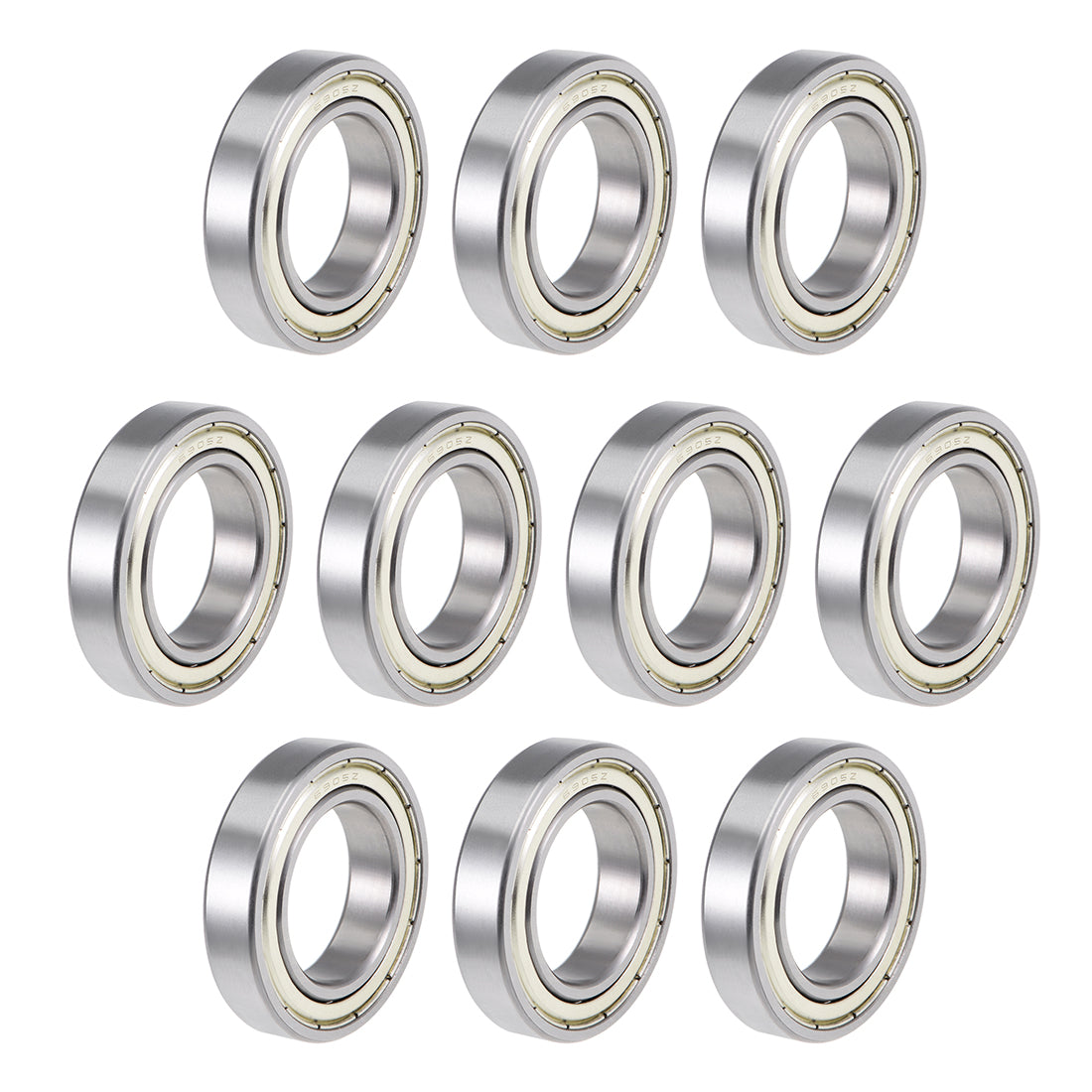 uxcell Uxcell Deep Groove Ball Bearings Metric Double Shielded High Carbon Steel Z2 Level