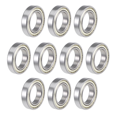 Harfington Uxcell Deep Groove Ball Bearings Metric Double Shielded High Carbon Steel Z2 Level