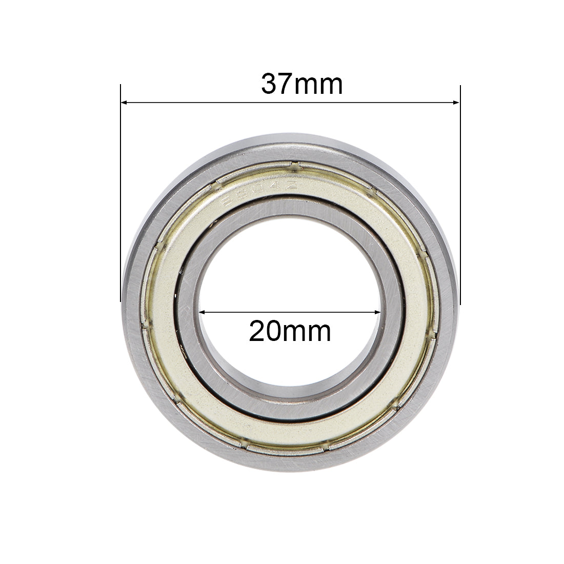 uxcell Uxcell Deep Groove Ball Bearings Metric Double Shielded High Carbon Steel Z2 Level