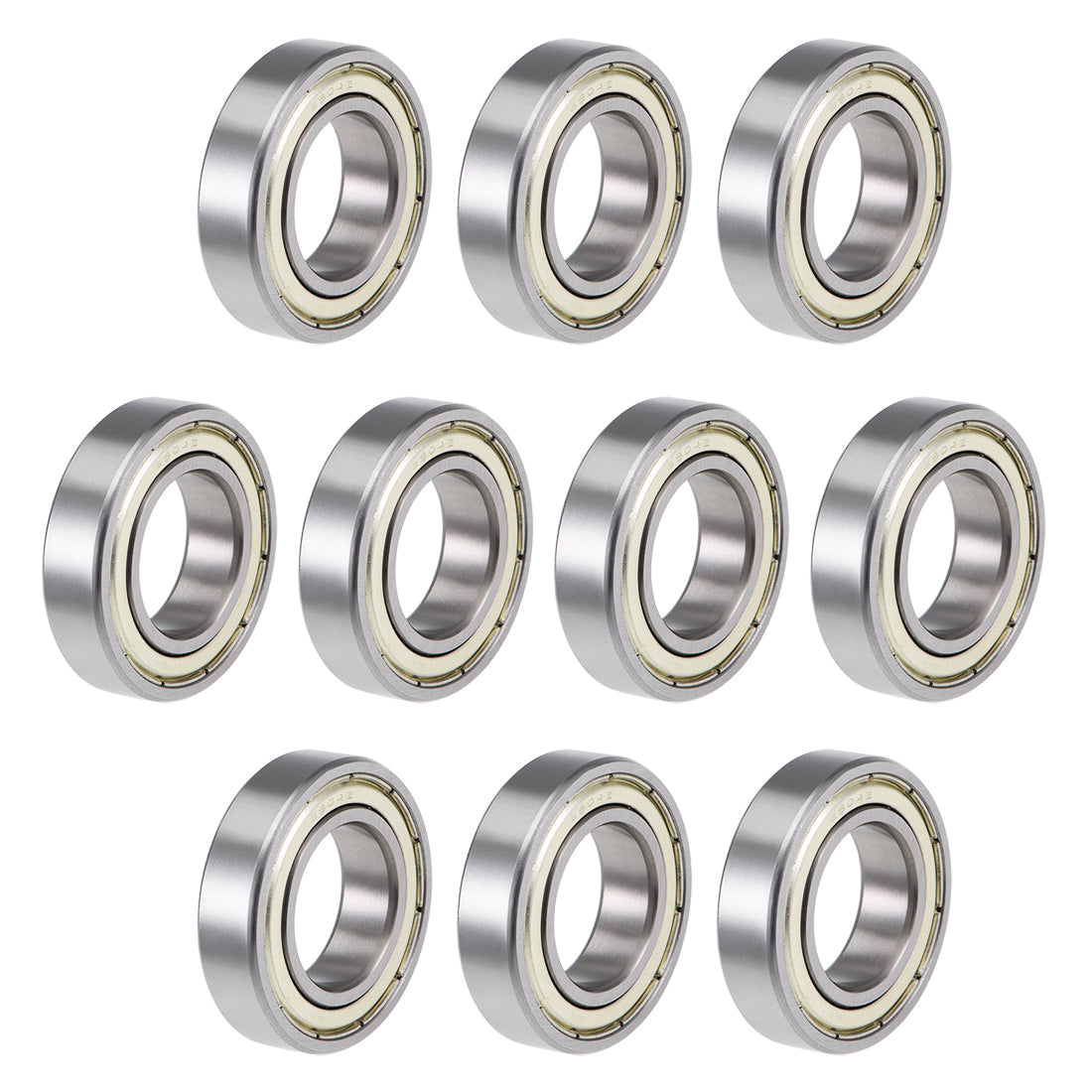 uxcell Uxcell Deep Groove Ball Bearings Metric Double Shielded High Carbon Steel Z2 Level