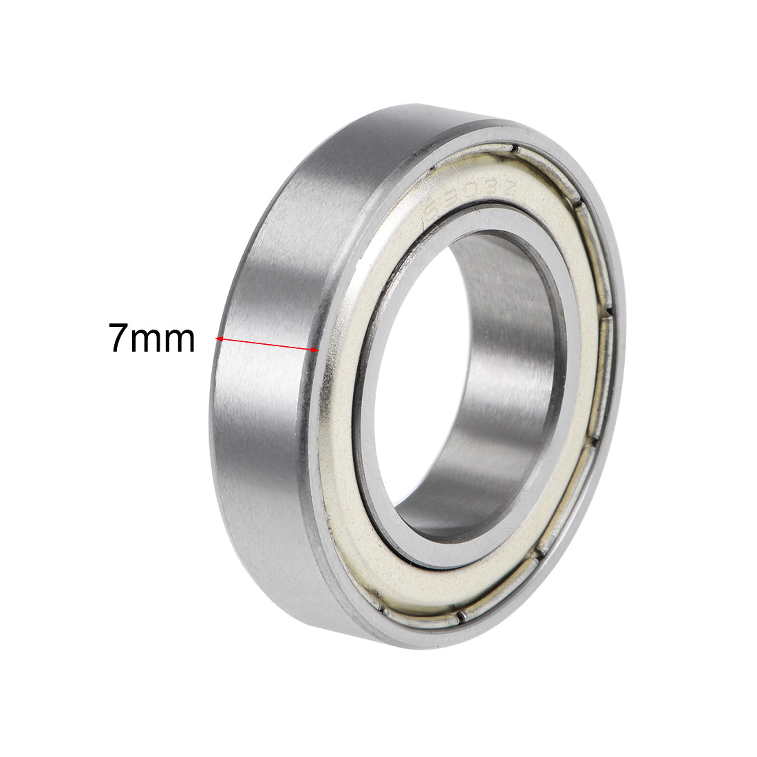 uxcell Uxcell Deep Groove Ball Bearings Metric Double Shielded High Carbon Steel Z2 Level