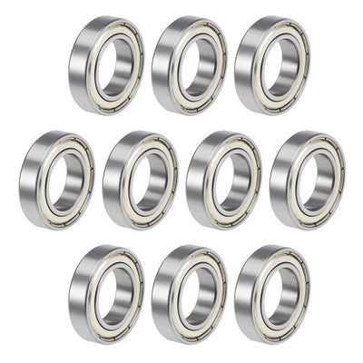 Harfington Uxcell Deep Groove Ball Bearings Metric Double Shielded High Carbon Steel Z2 Level