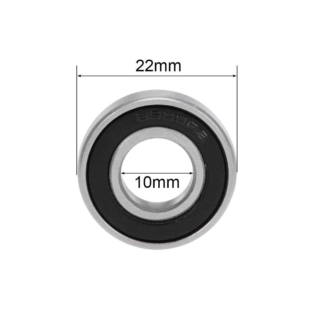 uxcell Uxcell Deep Groove Ball Bearings Metric Double Seal High Carbon Steel Z2