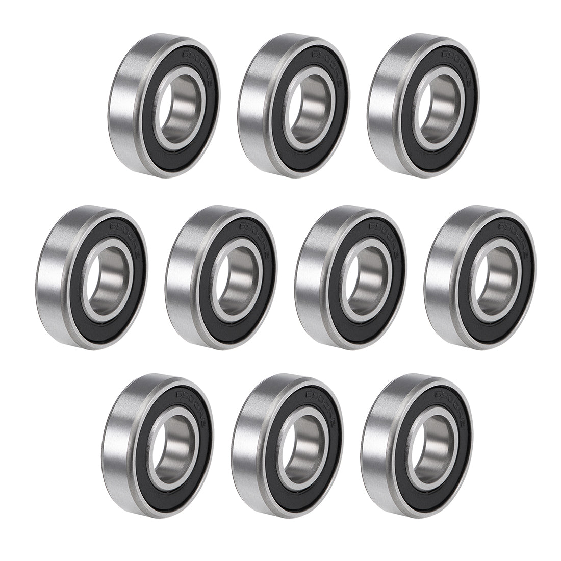 uxcell Uxcell Deep Groove Ball Bearings Metric Double Seal High Carbon Steel Z2