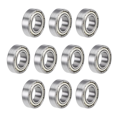 Harfington Uxcell Deep Groove Ball Bearings Metric Double Shielded High Carbon Steel Z2 Level