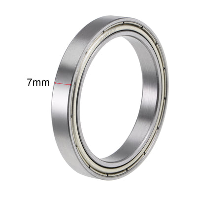 Harfington Uxcell Deep Groove Ball Bearings Metric Double Shield Carbon Steel Z1