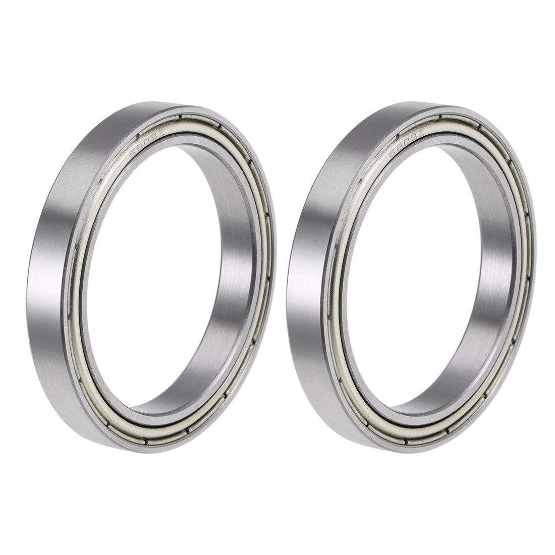 uxcell Uxcell Deep Groove Ball Bearings Metric Double Shield Carbon Steel Z1