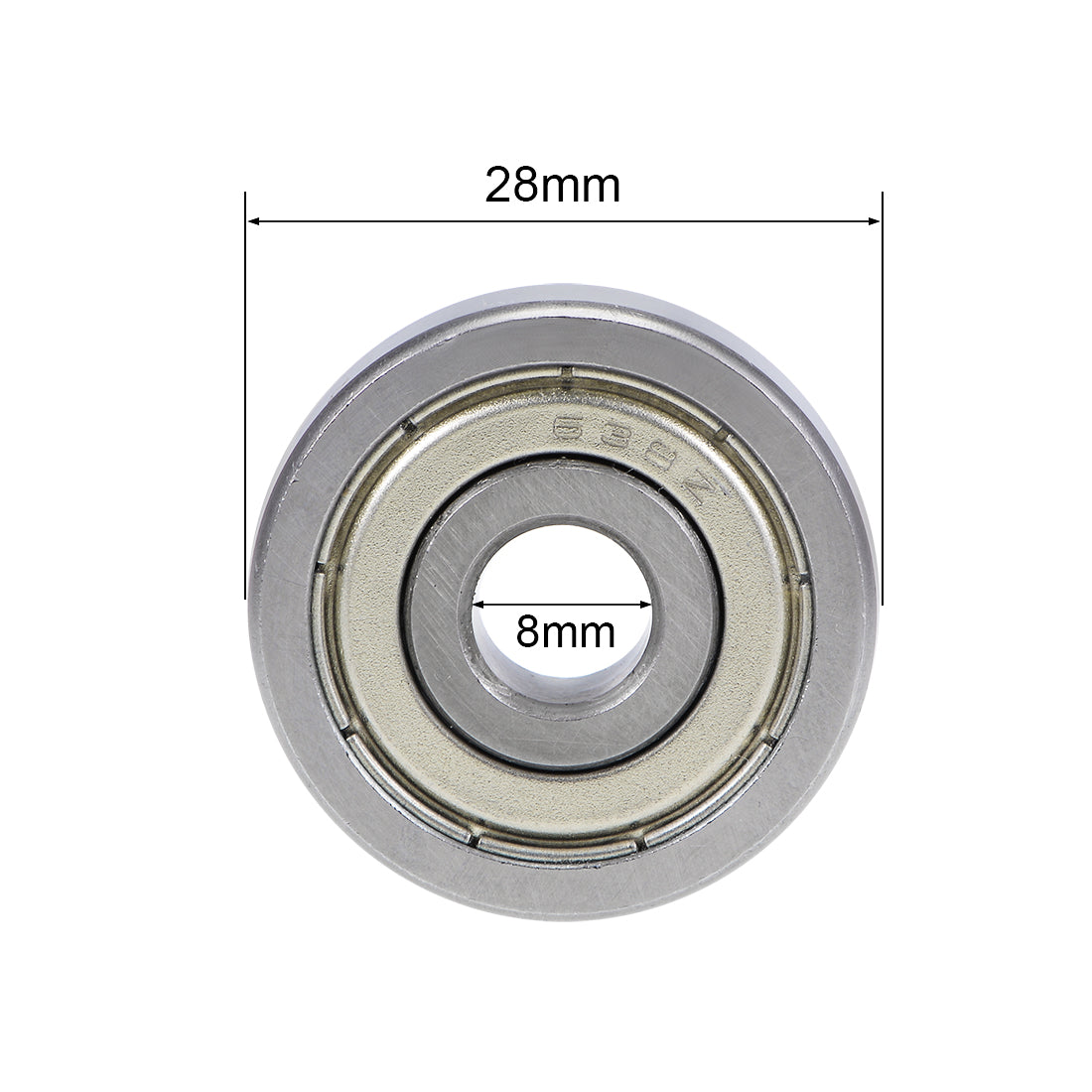 uxcell Uxcell Deep Groove Ball Bearings Metric Double Shielded High Carbon Steel Z2 Level