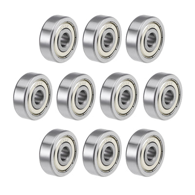 Harfington Uxcell Deep Groove Ball Bearings Metric Double Shielded High Carbon Steel Z2 Level