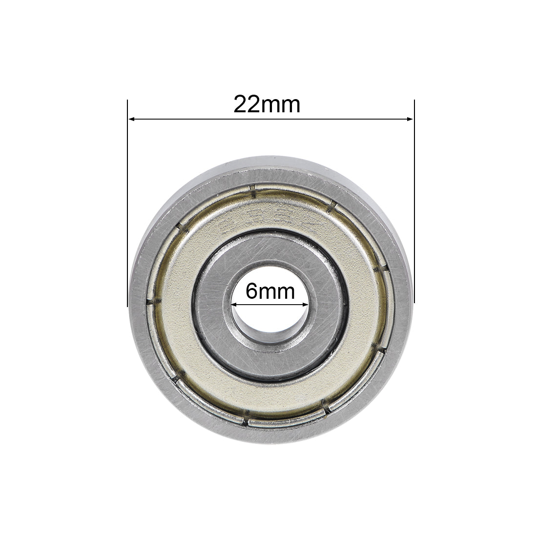 uxcell Uxcell Deep Groove Ball Bearings Metric Double Shielded High Carbon Steel Z2 Level